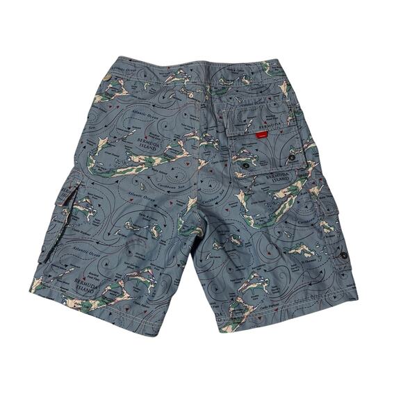 J. Crew Original Swimmwear Bermuda Island Map Swim/Board Shorts, Size 32 - Picture 2 of 6